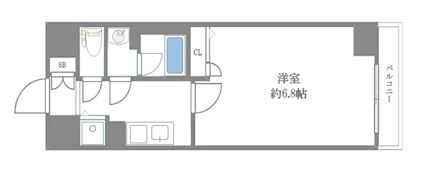 LAV心斎橋WESTの間取り