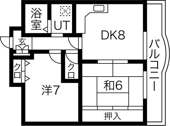 ビエント六甲2の間取り