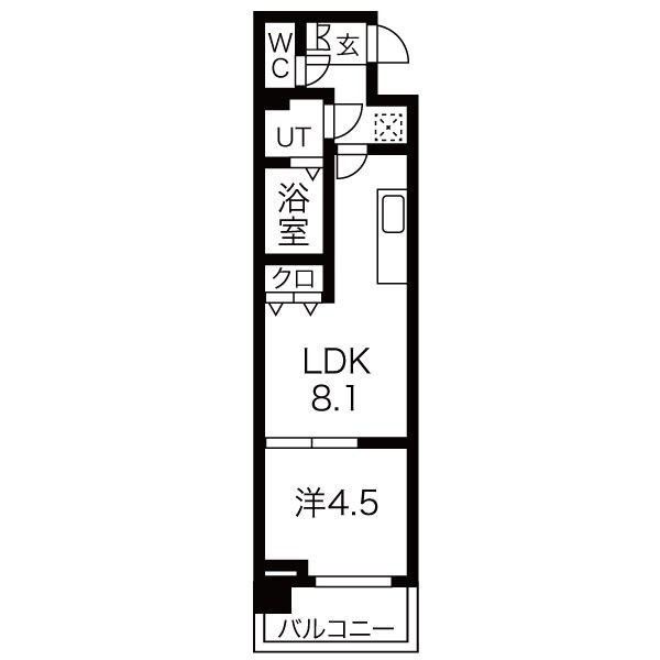 クレストコート高津の間取り