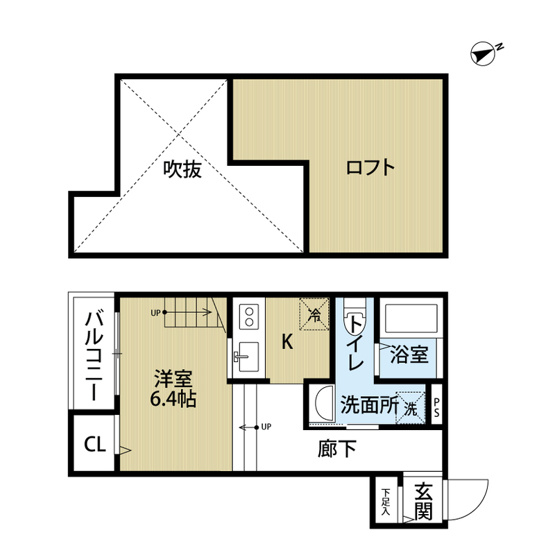 【間取り】 | メルヴェーユ和白