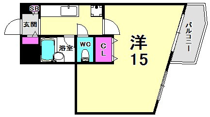 サテライトビルⅠの間取り