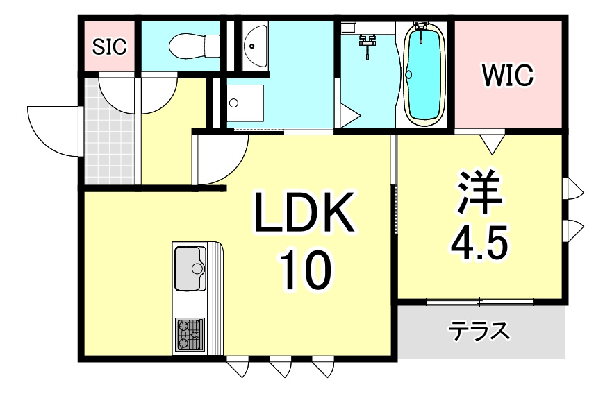 アクシス西宮北口の間取り