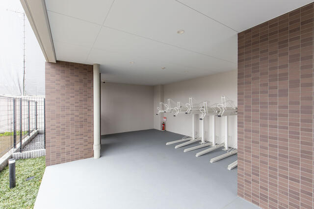 川崎市多摩区登戸の賃貸マンションのその他共用部分|駐輪場