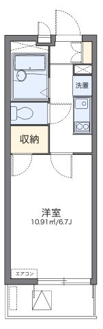 【間取り】 | レオパレスフォンターナ老松