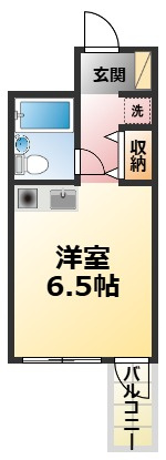 ピーターハウス甲子園の間取り