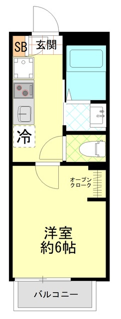 ラテ横浜の間取り|間取りです。