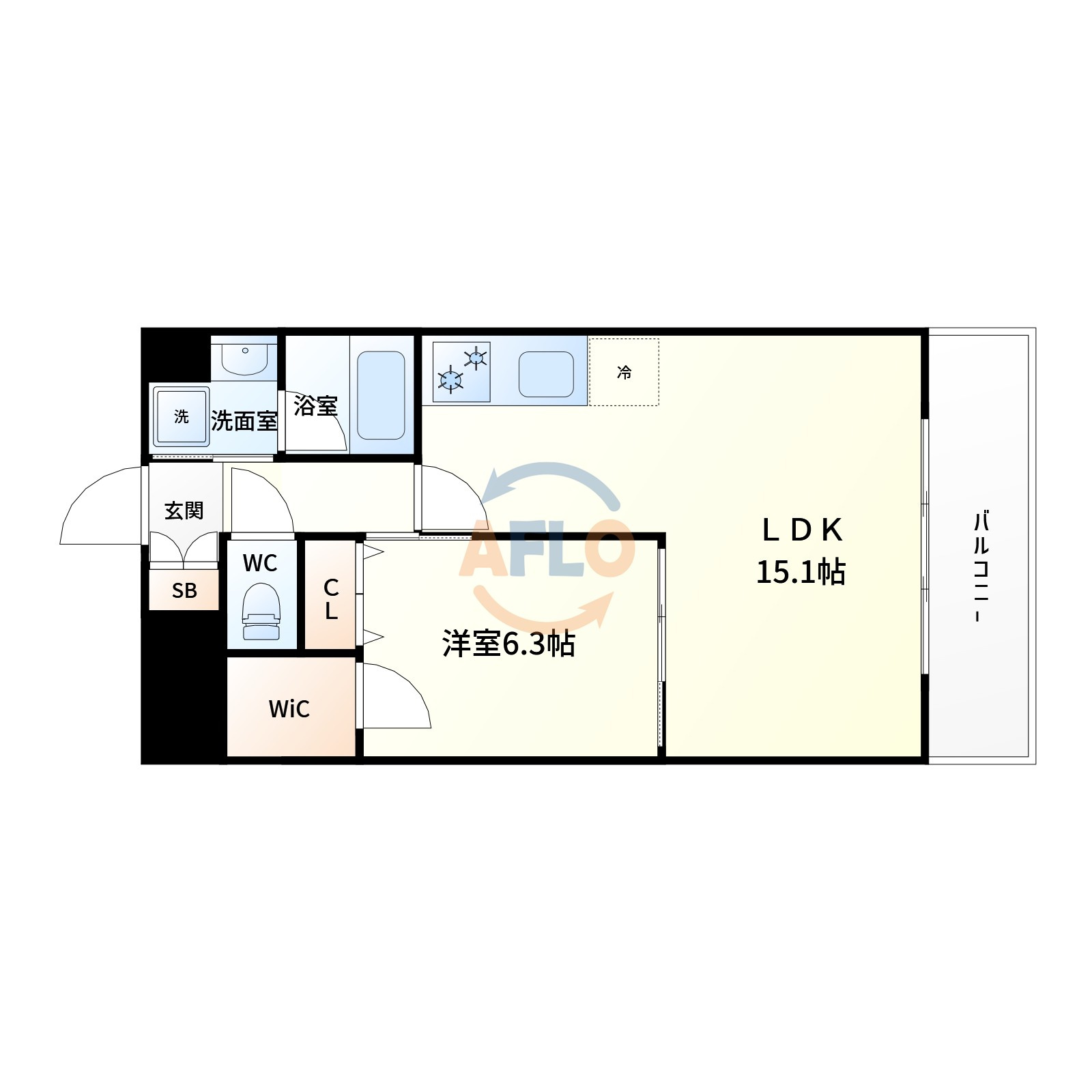 アミュゼ新大阪の間取り|ア・ミュゼ新大阪　間取り