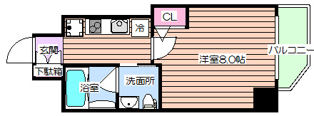 【間取り】 | セレニテ梅田北