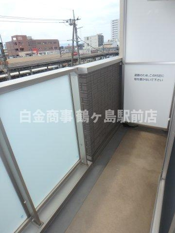 クレードルわかばのバルコニー