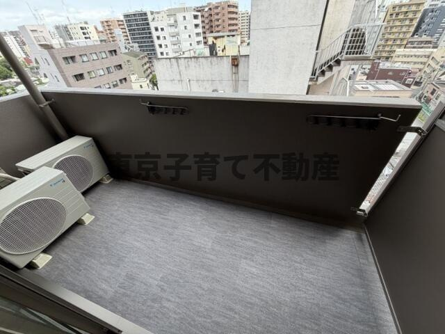 レジディア入谷のバルコニー