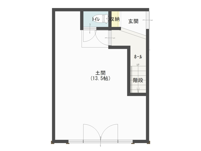 【間取り】 | 小仲台５１０店舗 | 1F