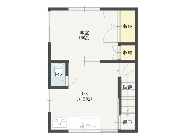 【間取り】 | 小仲台５１０店舗 | 2F