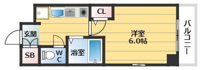 【間取り】 | エスリード東天満第２