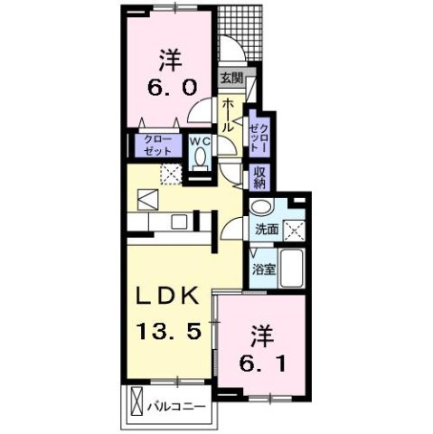 【間取り】 | サン・メゾン日根野