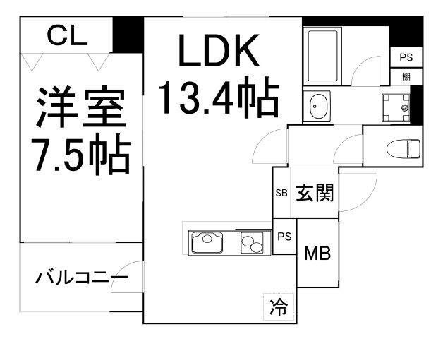 【間取り】 | デセンテ北梅田