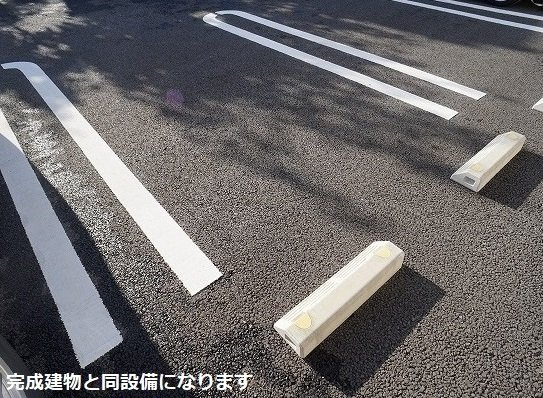 紫陽花の駐車場