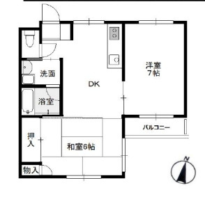 パサージュ北青木の間取り