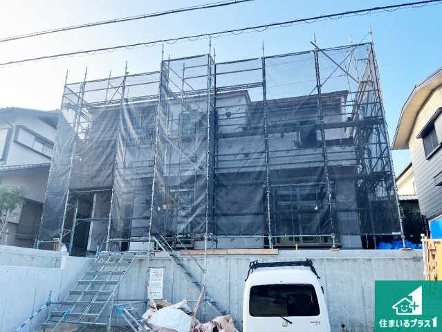 神戸市須磨区若草町　第2期　新築一戸建ての外観|周辺は落ち着いた街並みの住宅地！子育てがしやすい住環境です！まだ未完成ですが、現地でしかわからない事もございます。是非一度ご覧ください。
