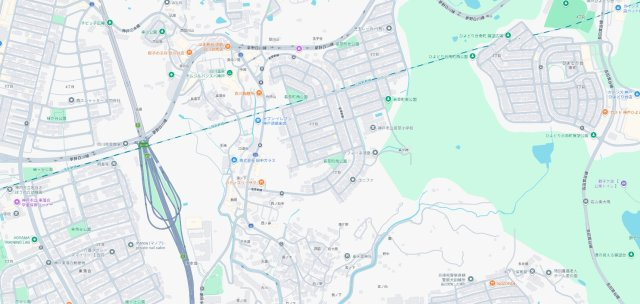 神戸市須磨区若草町　第2期　新築一戸建ての地図