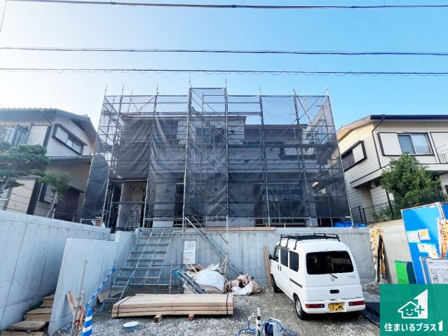 神戸市須磨区若草町　第2期　新築一戸建ての外観|周辺は落ち着いた街並みの住宅地！子育てがしやすい住環境です！まだ未完成ですが、現地でしかわからない事もございます。是非一度ご覧ください。