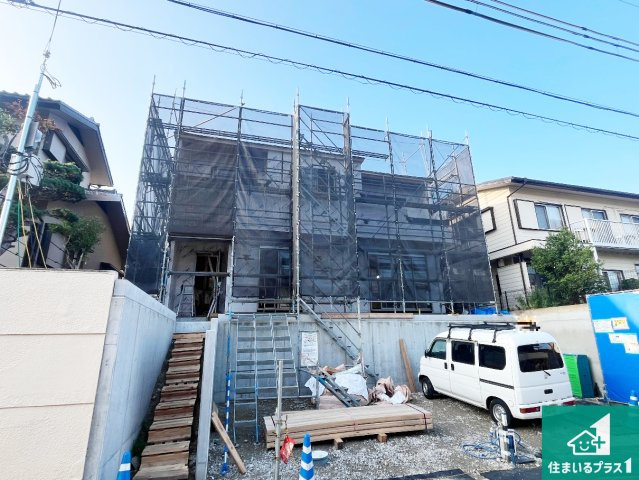 神戸市須磨区若草町　第2期　新築一戸建ての外観|周辺は落ち着いた街並みの住宅地！子育てがしやすい住環境です！まだ未完成ですが、現地でしかわからない事もございます。是非一度ご覧ください。