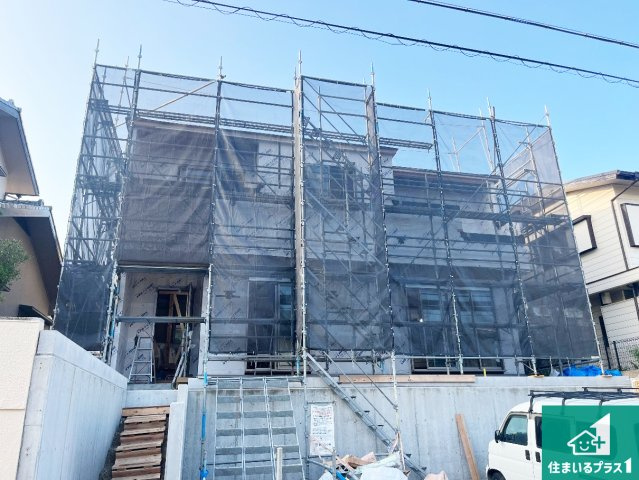 神戸市須磨区若草町　第2期　新築一戸建ての外観|周辺は落ち着いた街並みの住宅地！子育てがしやすい住環境です！まだ未完成ですが、現地でしかわからない事もございます。是非一度ご覧ください。