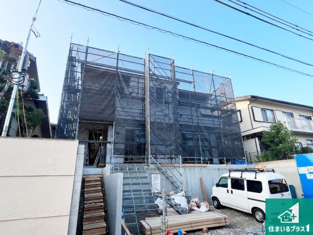 神戸市須磨区若草町　第2期　新築一戸建ての外観|周辺は落ち着いた街並みの住宅地！子育てがしやすい住環境です！まだ未完成ですが、現地でしかわからない事もございます。是非一度ご覧ください。