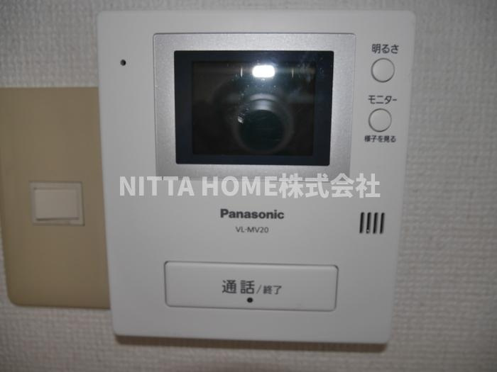 ファミールコーポ高屋8のセキュリティ|ＴＶドアホン設置済み◎