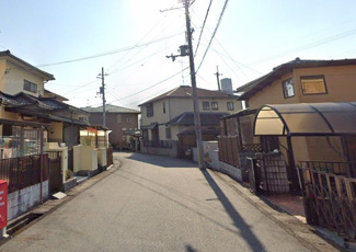 【前面道路含む現地写真】 | 野洲市小篠原　売土地 | （南東側）