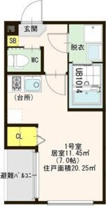 ハーモニーテラス城木町の間取り