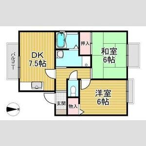 【間取り】 | ＶＩＮＧＴＡＩＮＥ津門Ⅱ