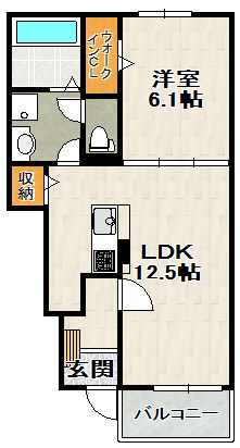 ライズ瑞穂の間取り