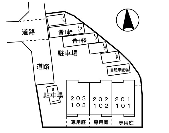 クリアネスの区画図