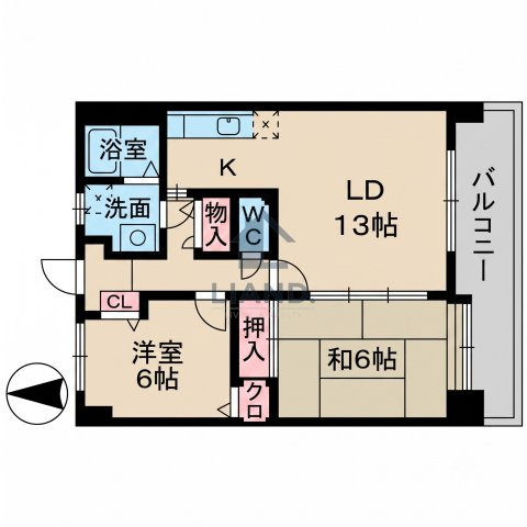 アルカンシェル25　三筑小学校区の間取り|アルカンシェル25
