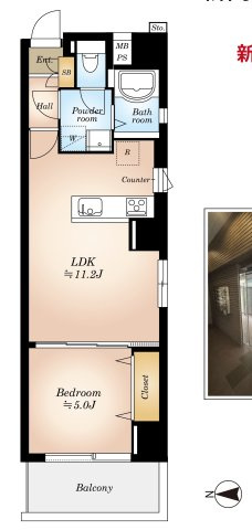 ラヴェンナ高円寺の間取り