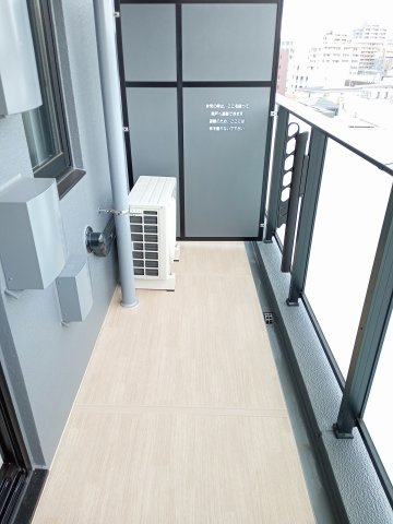 川崎市多摩区登戸の賃貸マンションのバルコニー