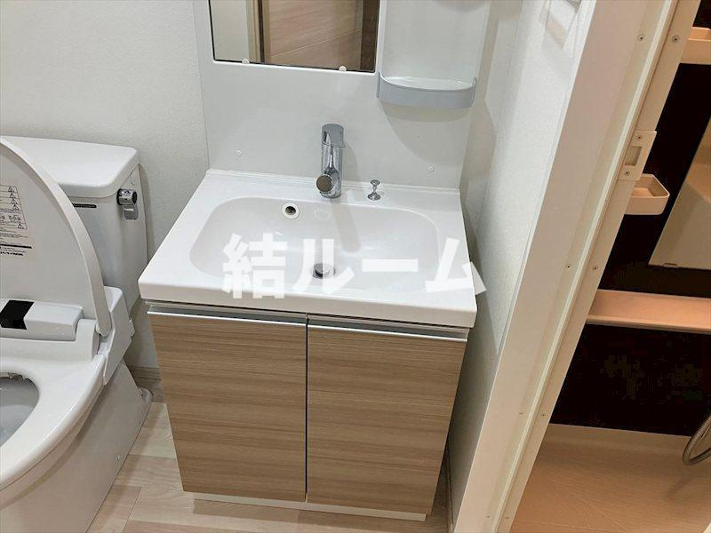 練馬区羽沢２丁目の賃貸マンションの洗面所