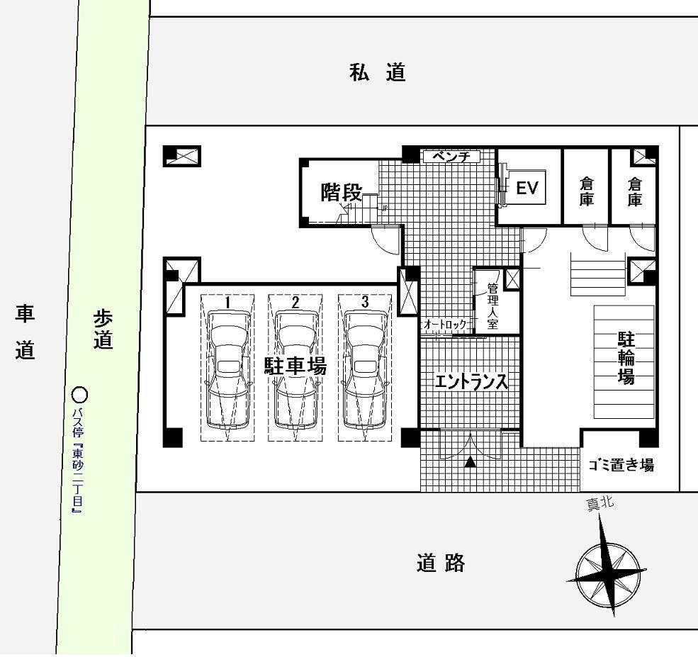 アルモニ～Ｔ＆Ｍの区画図