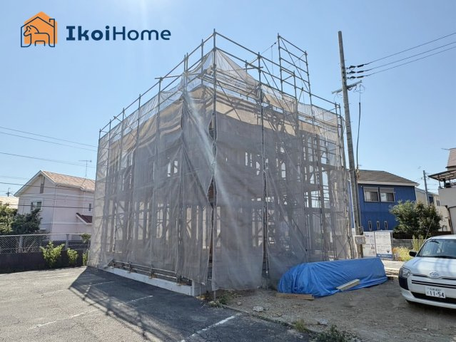 明石市大久保町大久保町　全5棟　1号棟　新築戸建の前面道路含む現地写真|●年中無休：当日予約可●前面道路は幅員ゆったり！小学校10分、中学校14分で通学にも便利な立地！