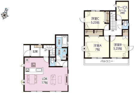 上尾市上　33期　新築一戸建て　GRAFARE　01