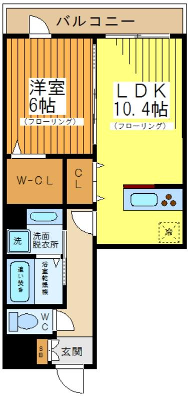 ＣＲＥＳＣＥＮＴＥ経堂壱番館の間取り