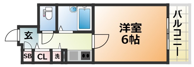 パルシオ三宮フラワーロードの間取り