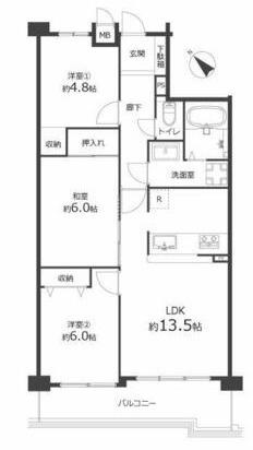 グローリアス有松北の間取り