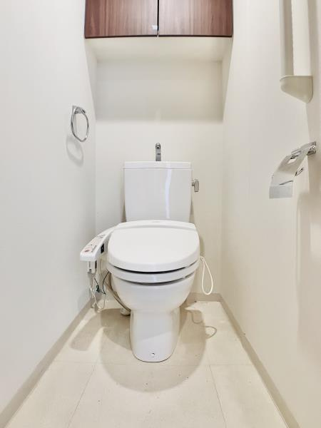 ル・サンク大崎シティタワーのトイレ|コンパクトで使いやすいトイレです