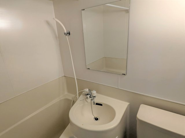パークサイド南大井の洗面所|コンパクトで使いやすい洗面所