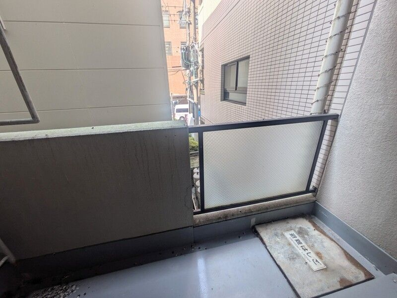 トーカン練兵町キャステールのバルコニー