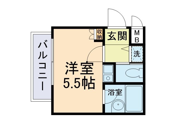 トーカン練兵町キャステールの間取り