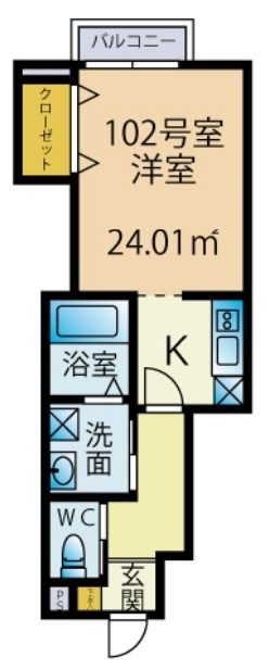 isメゾン前原の間取り