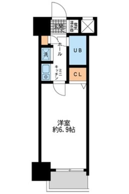 横浜市鶴見区鶴見中央３丁目の賃貸マンションの間取り
