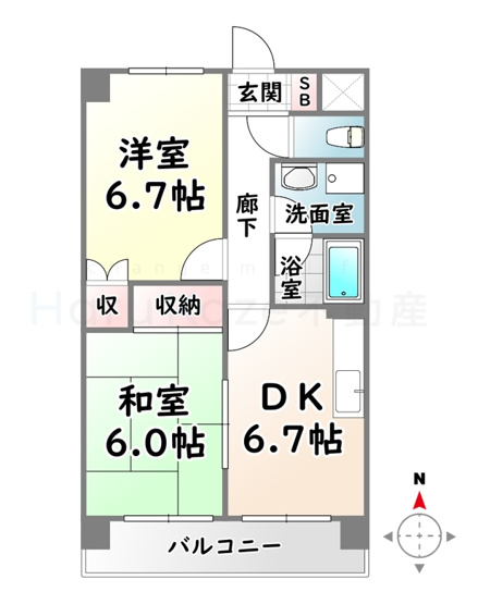 【間取り】 | レスカール瑞穂【名古屋市賃貸・宅配ボックス】